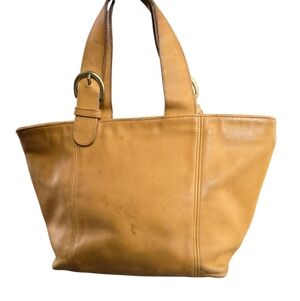 Coach 4133 Waverly Yellow Mustard Hand Bag Purse No Hangtag Vintage